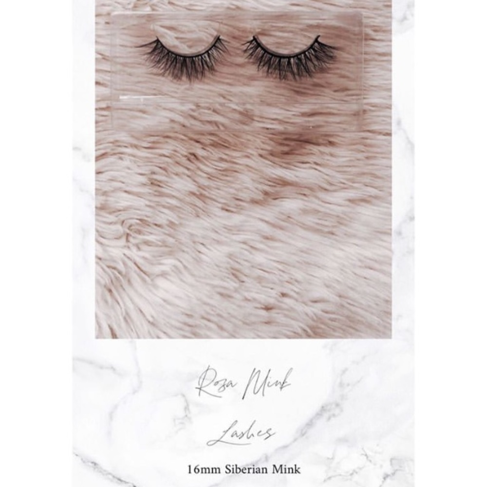 Rosa Siberian mink lashes